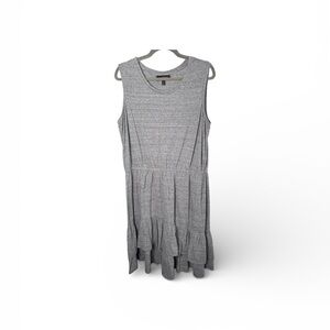Lane Bryant Gray Tiered Ruffle Sleeveless Tank Dress Size 18/20
